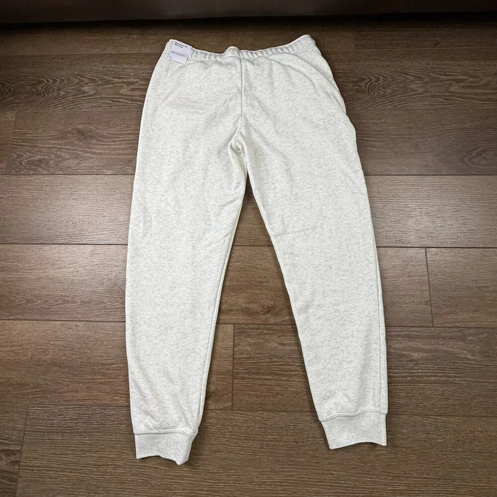 Nike Sportswear Club Fleece Womens Mid Rise Sweatpants Oatmeal Cream NWT Sz L - Picture 8 of 8